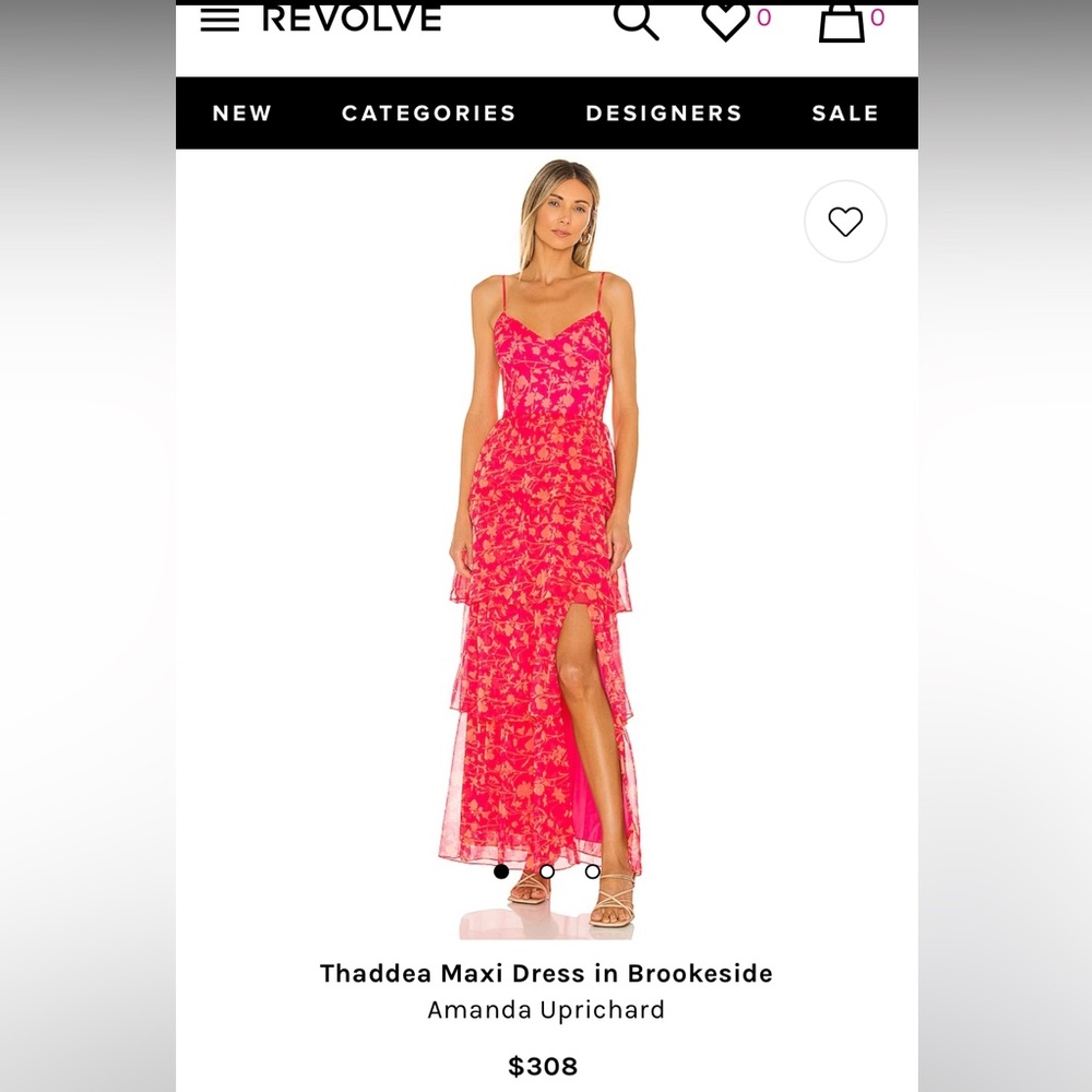 Amanda Uprichard - Thaddea Maxi Dress in Brookside Print
